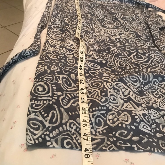 Vintage 90s Passports Pier 1 Imports Full-Wrap belt dress M. - Picture 5 of 8